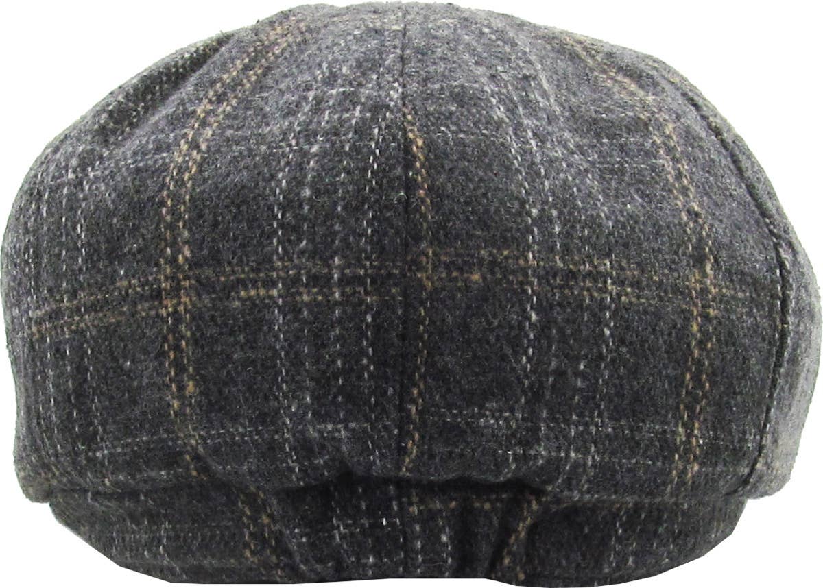 Plaid Button Ascot