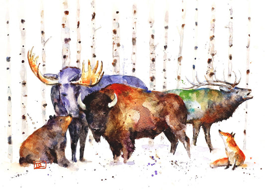 5 x 7" Greeting Card  'THE WOODLANDS'
