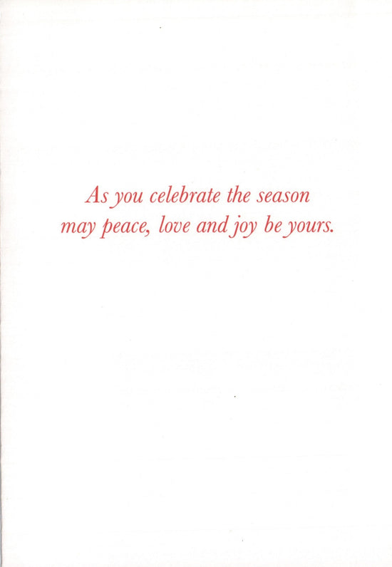 Seasons Greetings Christmas Card