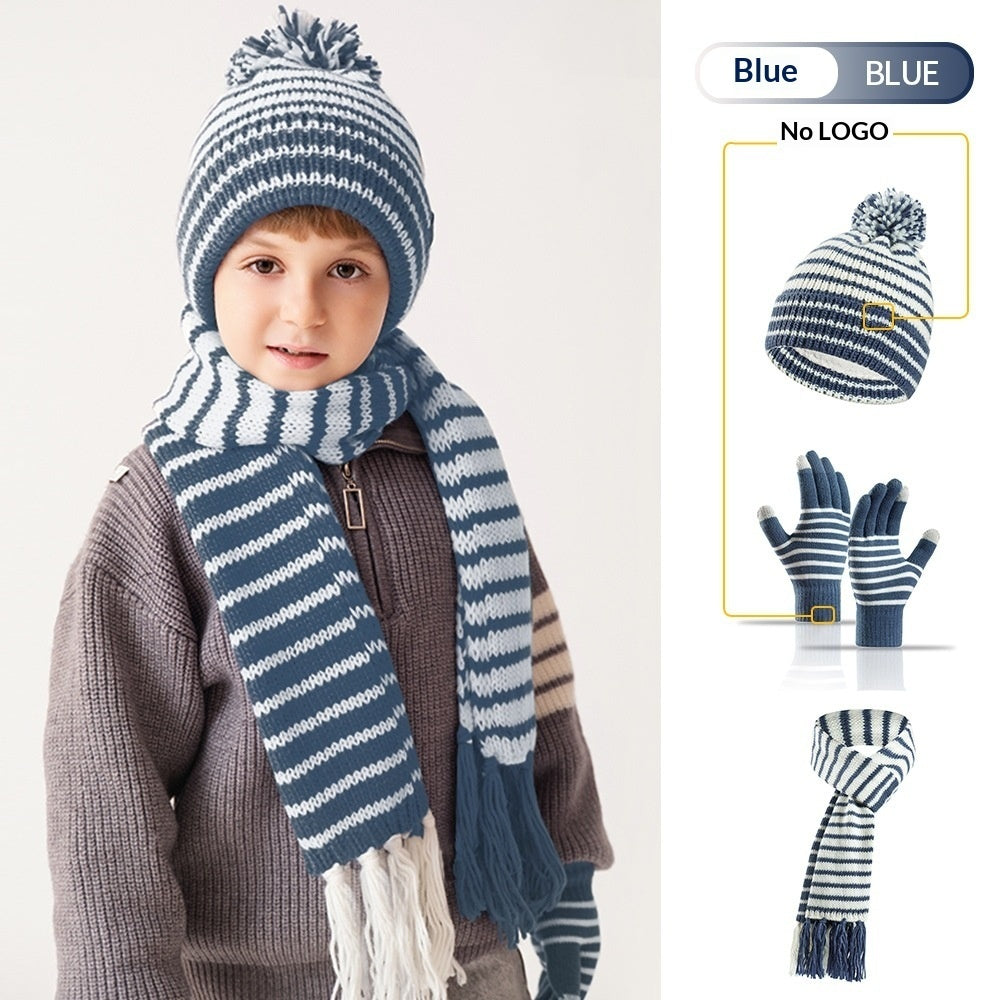 Cross-border Exclusive Childrens Knit Warm Hats Woolen Hats For Kids