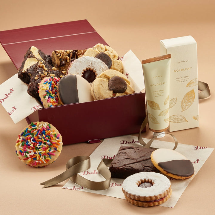 Signature Confections and Hand Lotion Gift Set, spa gift set for relaxation, self-care and thoughtful gifting from Cedar & Spice Gifts