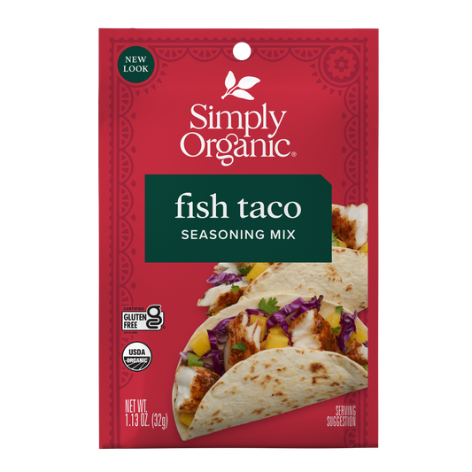 Fish Taco Seasoning Mix, Certified Organic, Kosher, 1.13 Oz