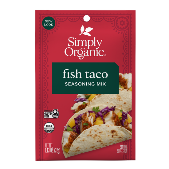 Fish Taco Seasoning Mix, Certified Organic, Kosher, 1.13 Oz