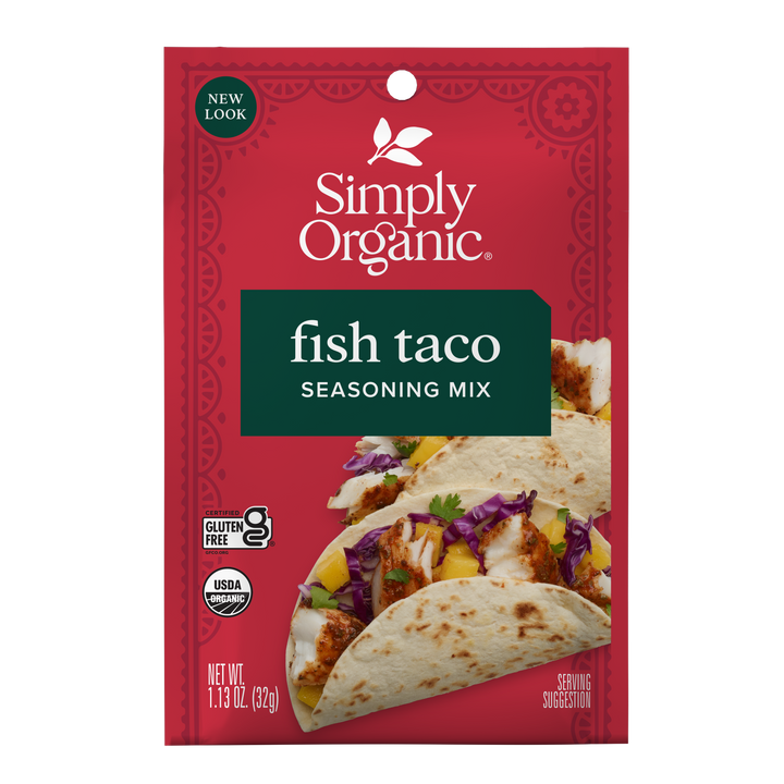 Fish Taco Seasoning Mix, Certified Organic, Kosher, 1.13 Oz
