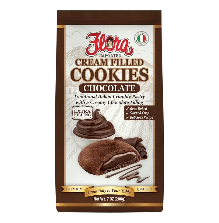 Cream Filled Cookies - Chocolate - 7.07 oz
