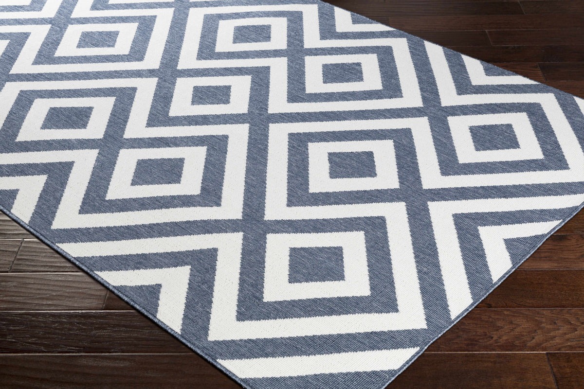 Spilsby Navy Blue Outdoor Rug - Clearance