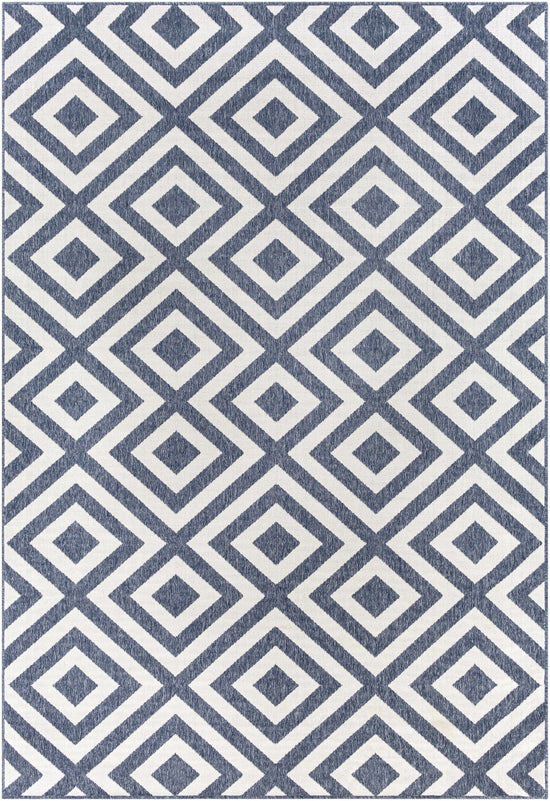 Spilsby Navy Blue Outdoor Rug - Clearance