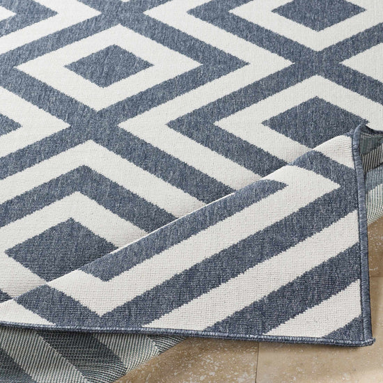 Spilsby Navy Blue Outdoor Rug - Clearance
