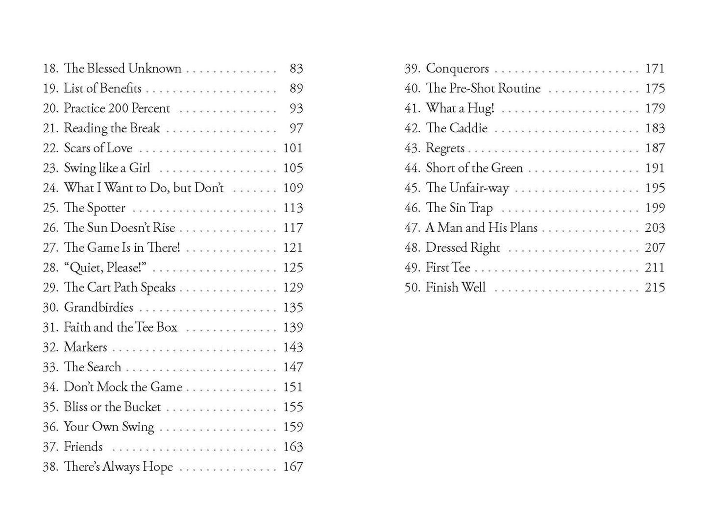 A Look at Life from the Fairway - Book