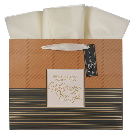 Gift Bag LG Landscape Wherever You Go Josh. 1:9