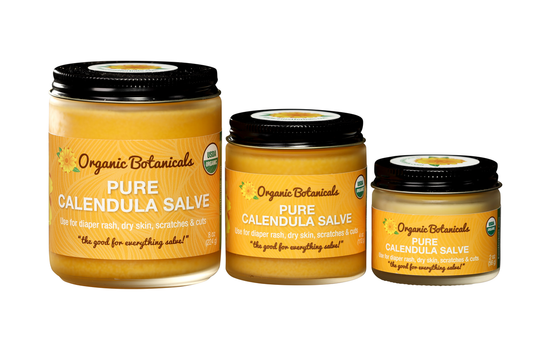 Pure Calendula Salve – Certified Organic Herbal Skin Balm for Dry & Sensitive Skin