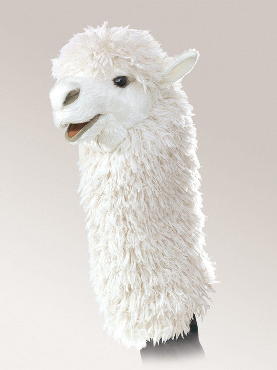 Alpaca Stage Hand Puppet