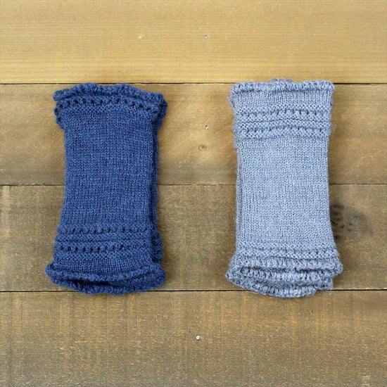Alpaca Wrist Warmers Eyelet