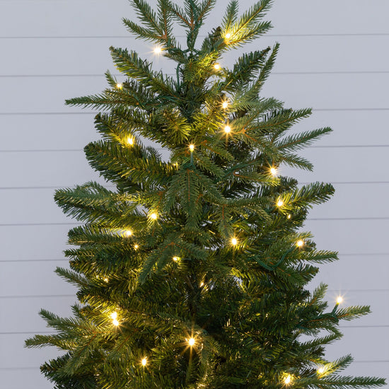 3' Finland Fir Artificial Christmas Tree in Decorative Planter, Christmas tree for living room, entryway or seasonal display