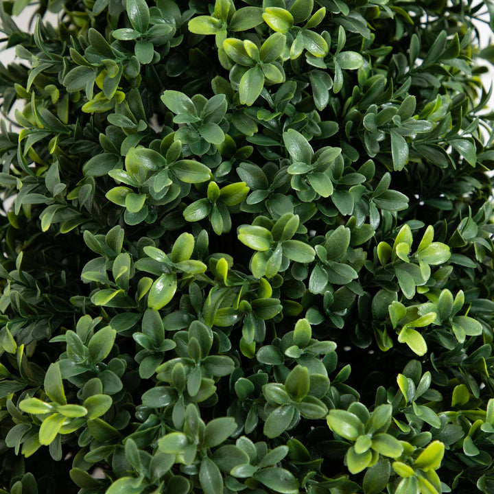 3' UV Resistant Artificial Boxwood Plant with Integrated Ground Stake (Indoor/Outdoor) — decorative artificial greenery for indoor spaces online gift shop find