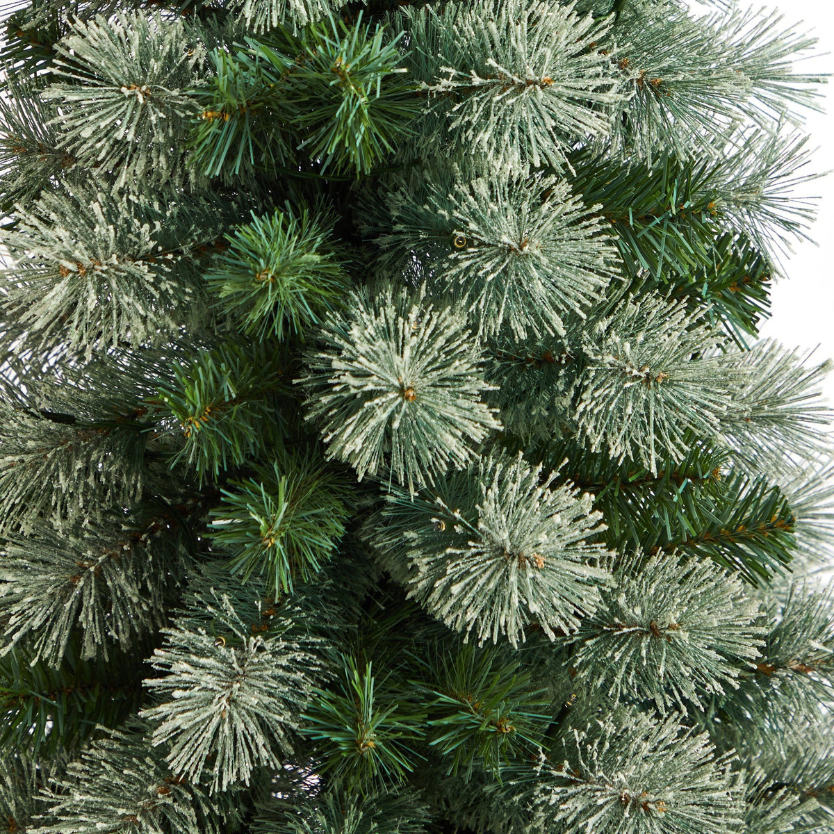 4.5' Nova Scotia Artificial Christmas Tree in Engraved Geometric Stone Planter, artificial Christmas tree for festive holiday home decor from Cedar & Spice G...