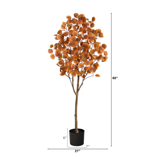 5’ Autumn Eucalyptus Artificial Tree