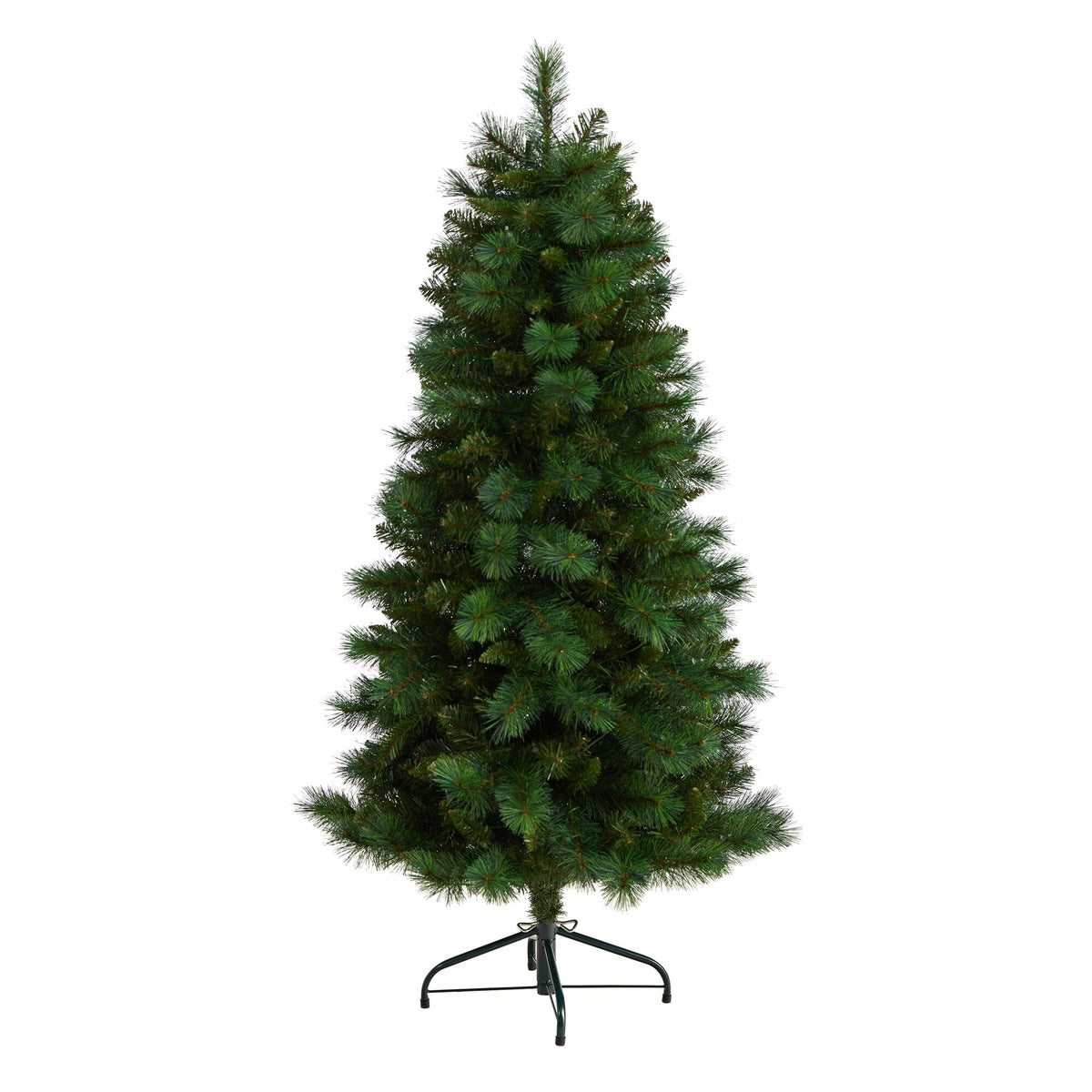 5' Slim West Virginia Mountain Christmas Tree w/467 Branches, artificial Christmas tree for festive holiday home decor from Cedar & Spice Gifts