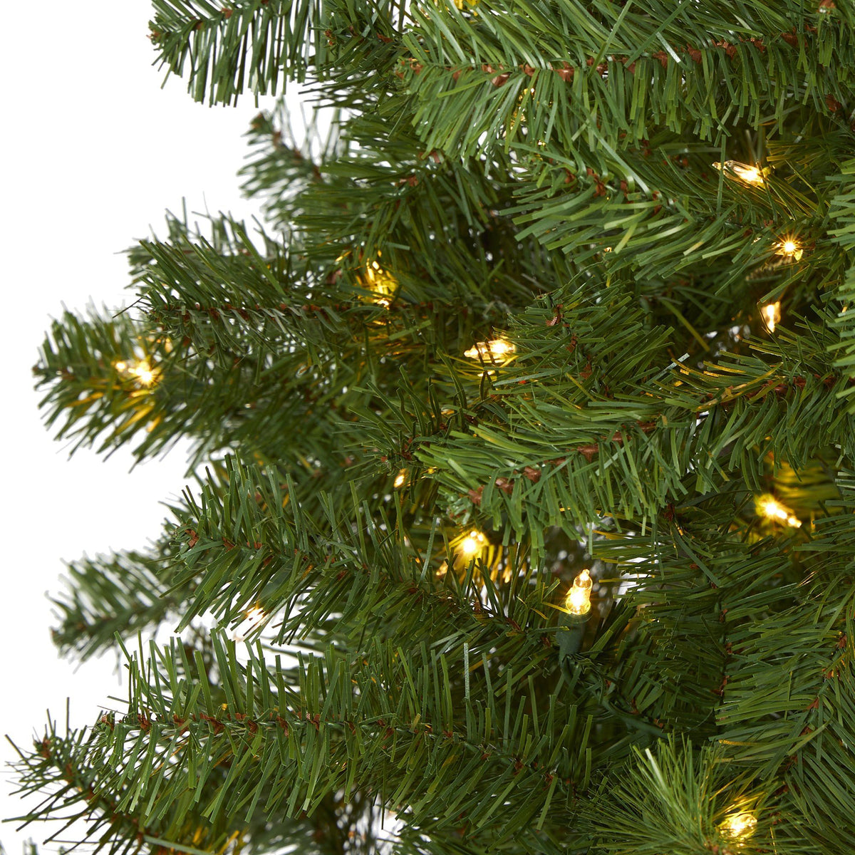 6' Springfield Artificial Christmas Tree with 300 Warm Clear Lights and 596 Tips, holiday tree for festive indoor Christmas decorating