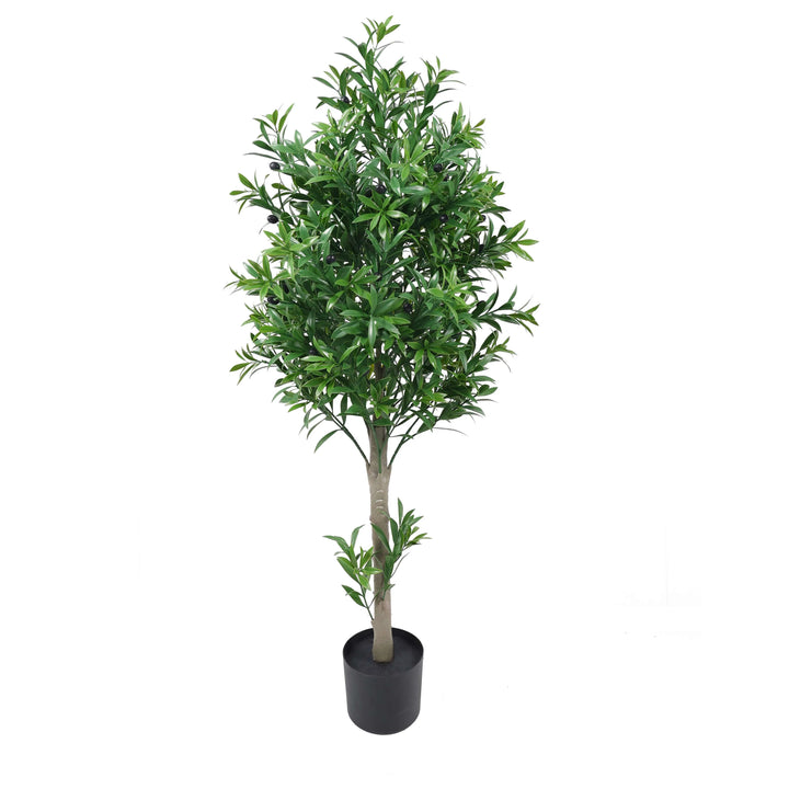 Olive Artificial Tree 47.2in UV Resistant — lifelike botanical accent for year round home decor