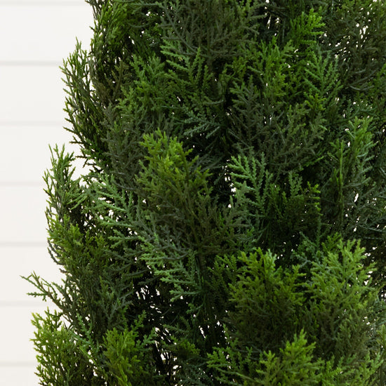 4' Cedar Tree Silk Tree (Indoor/Outdoor) — decorative artificial greenery for indoor spaces online gift shop find