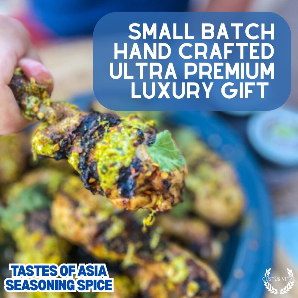 Asian Seasonings Gift Set - Tastes of Asia - Artisanal Spice Blends Six Pack, culinary gift collection for kitchens, hosts and special occasions
