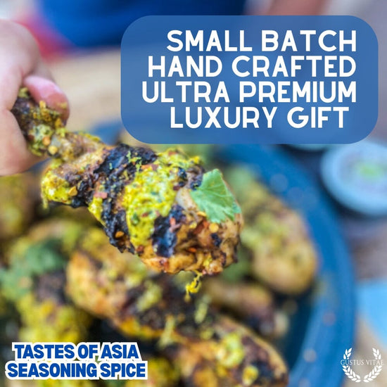 Asian Seasonings Gift Set - Tastes of Asia - Artisanal Spice Blends Six Pack, culinary gift collection for kitchens, hosts and special occasions