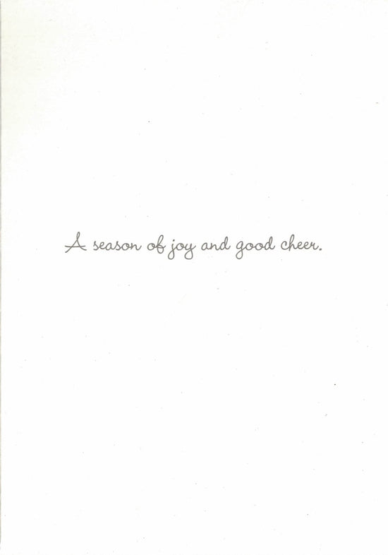 Handmade Christmas Card - Baubel