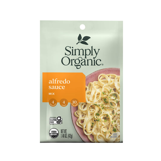 Alfredo Sauce Mix, Certified Organic, Vegetarian, 1.48 Oz
