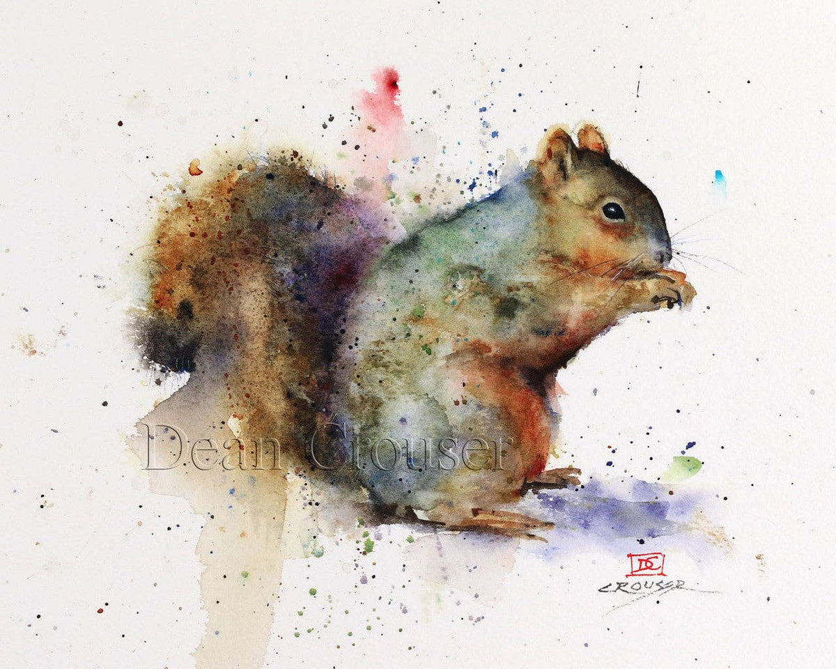 5 x 7" Greeting Card  'SQUIRREL'