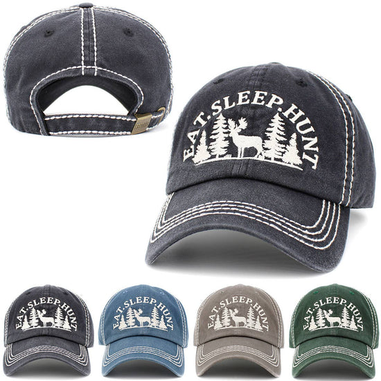 Eat Sleep Hunt Vintage Ballcap