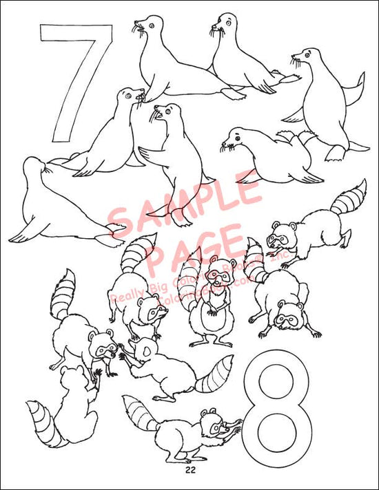 ABC-123 Coloring Book 8.5"x11"