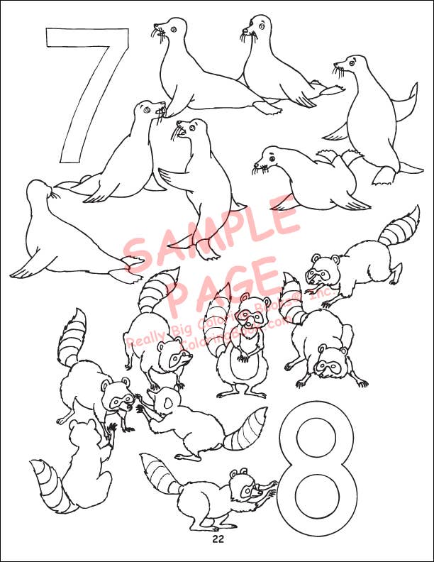 ABC-123 Coloring Book 8.5"x11"