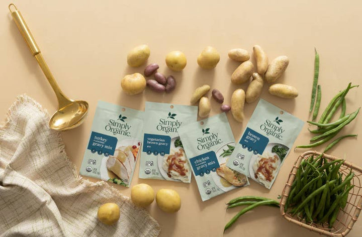Simply Organic Vegetarian Brown Gravy Mix, Certified Organic