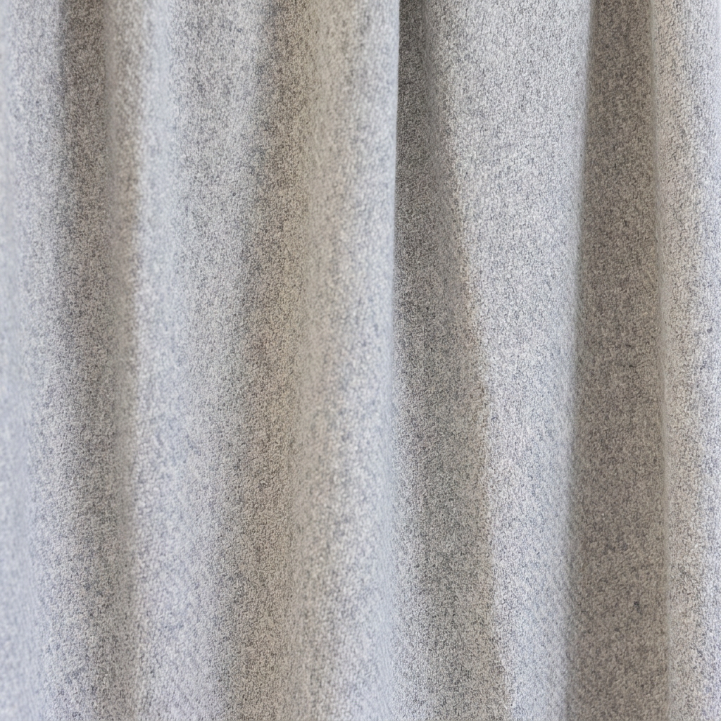 Handloomed Undyed Baby Alpaca & Peruvian Pima Cotton Throw Blanket | Silver | Kulsi Collection