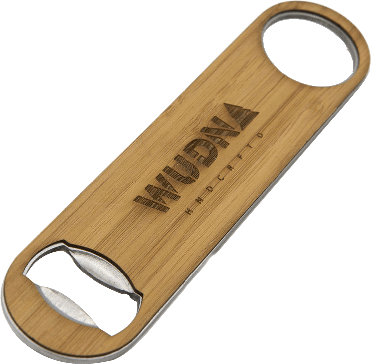 Industrial Wood Bottle Opener