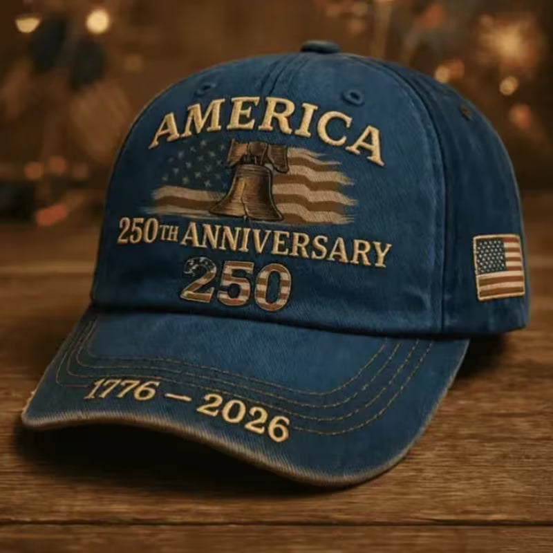 USA 250th Anniversary 3D Baseball Cap