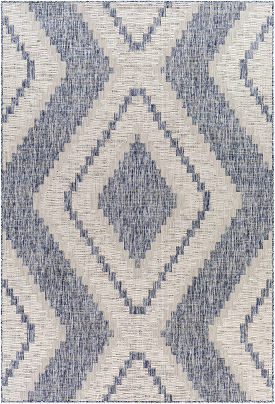 McCrory Pale Blue Flat Outdoor Rug - Clearance