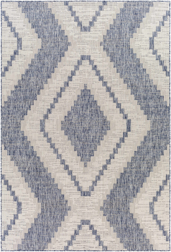 McCrory Pale Blue Flat Outdoor Rug - Clearance