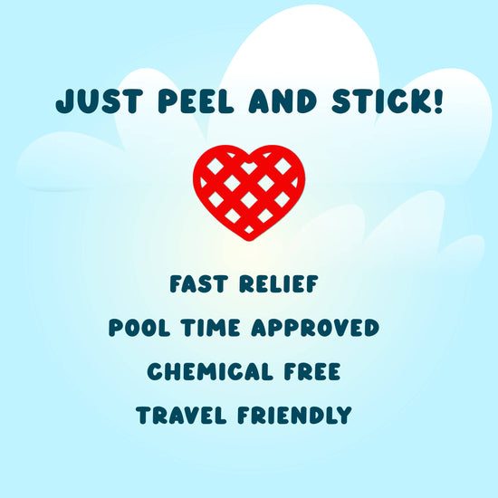 BuzzLuv Bug Bite Relief Patches – Waterproof, Chemical-Free Hydrocolloid Bandages (Clear, Non-Toxic)