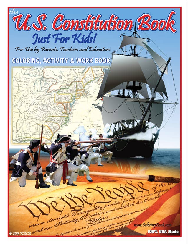 US Constitution Coloring Books 8.5"x11"