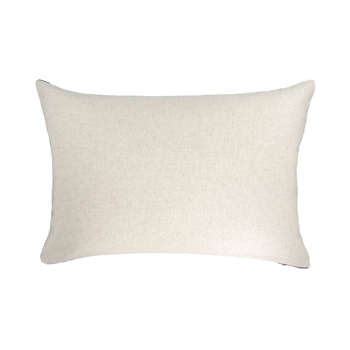 Bengali Silk Velvet Ikat Throw Pillow Cover, 16 x 24