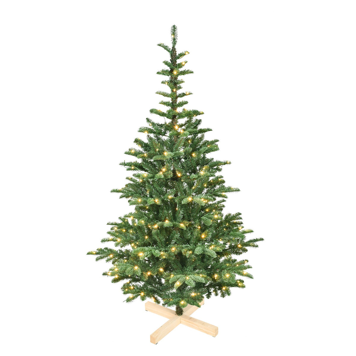 7ft Pre-Lit Christmas Tree with 400 Warm Lights