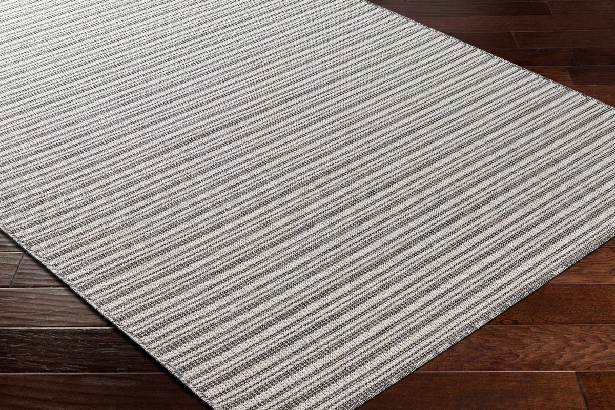 Greg Black Outdoor Area Rug - Clearance