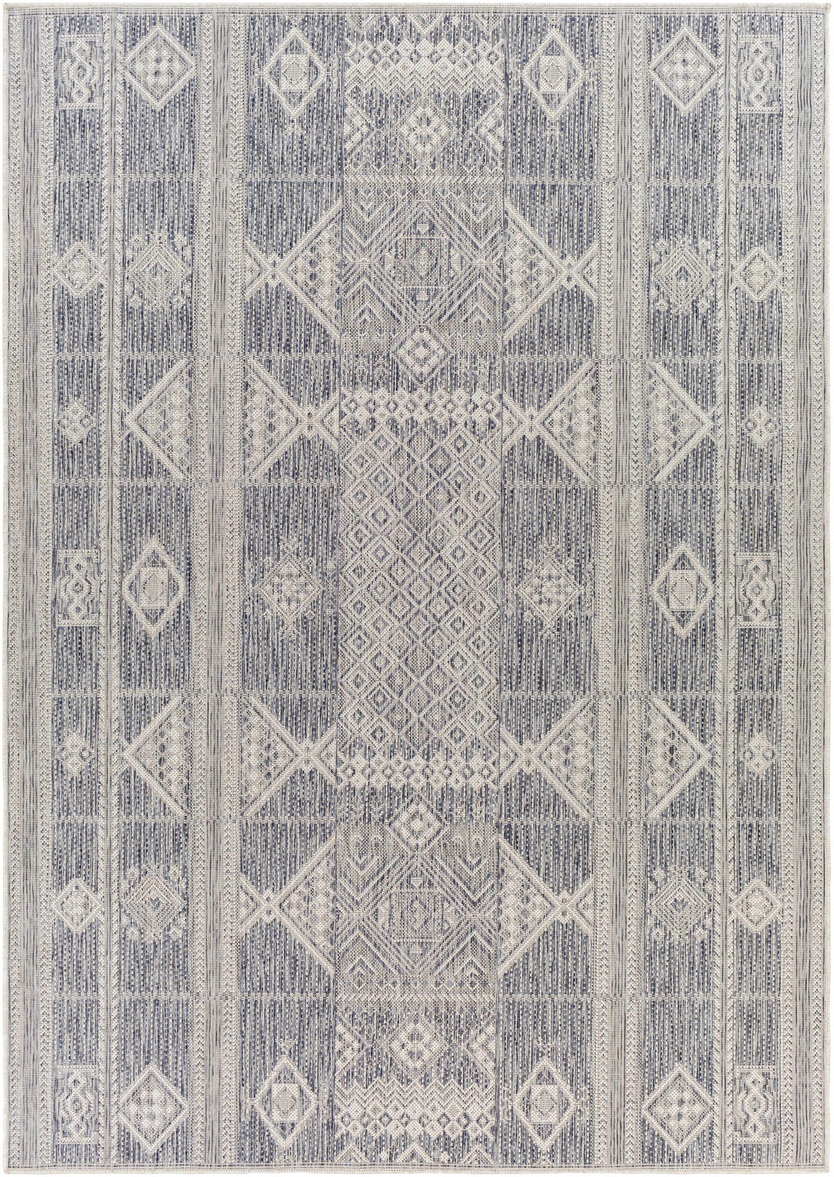 Malamig Gray Outdoor Area Rug - Clearance