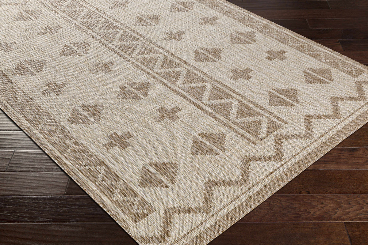 Mangoso Beige Outdoor Area Rug - Clearance