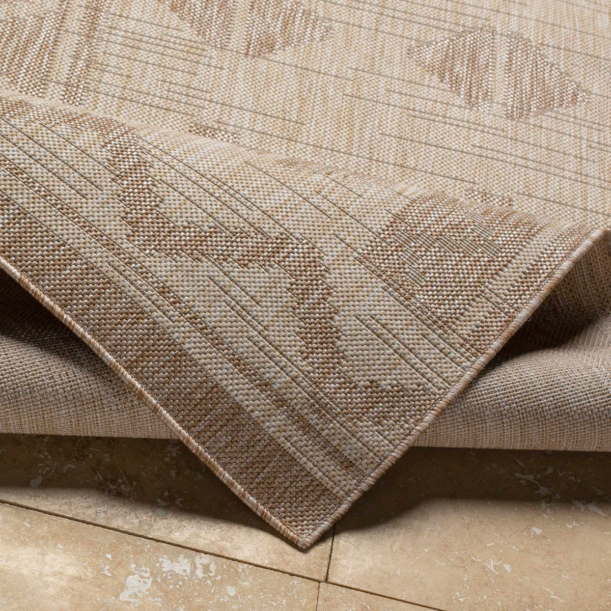 Mangoso Beige Outdoor Area Rug - Clearance