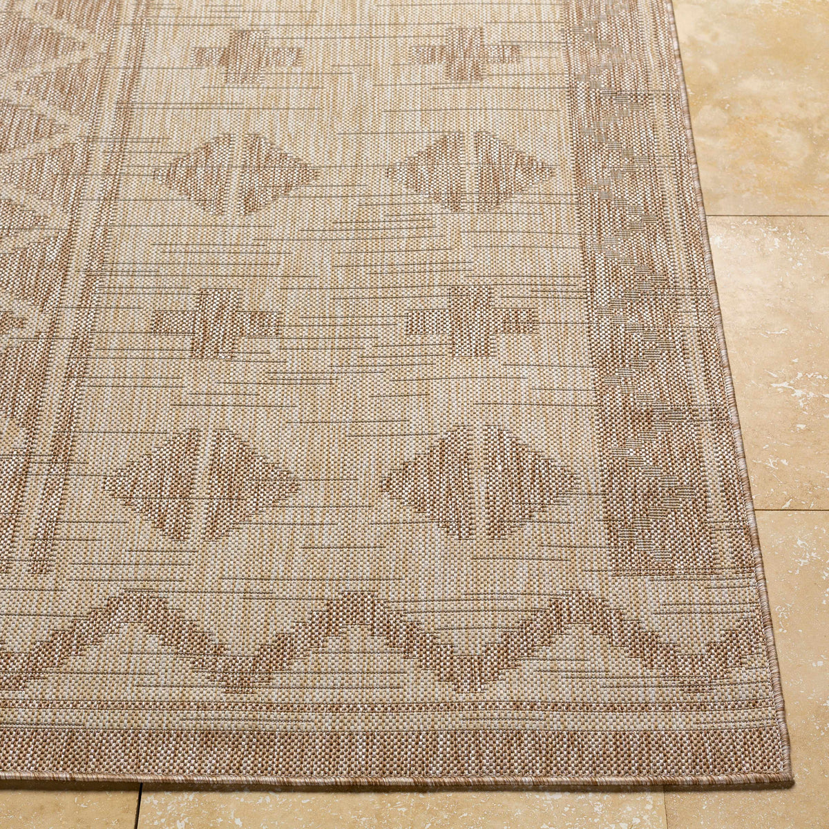 Mangoso Beige Outdoor Area Rug - Clearance