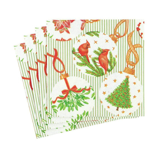 Botanical Ornaments Paper Cocktail Napkins