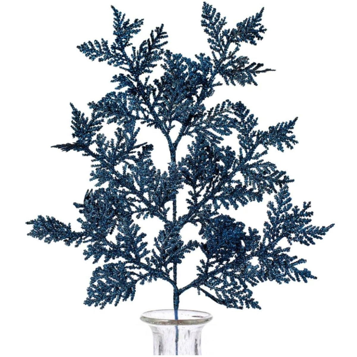 19" Incense Cedar Glitter Spray: Midnight Blue